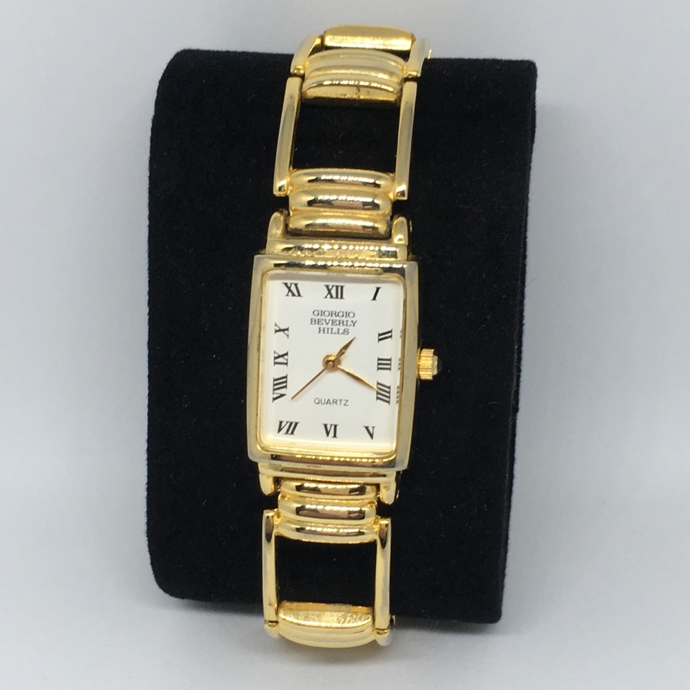 NEW Women’s Giorgio Beverly Hills Watch-Gold Tone